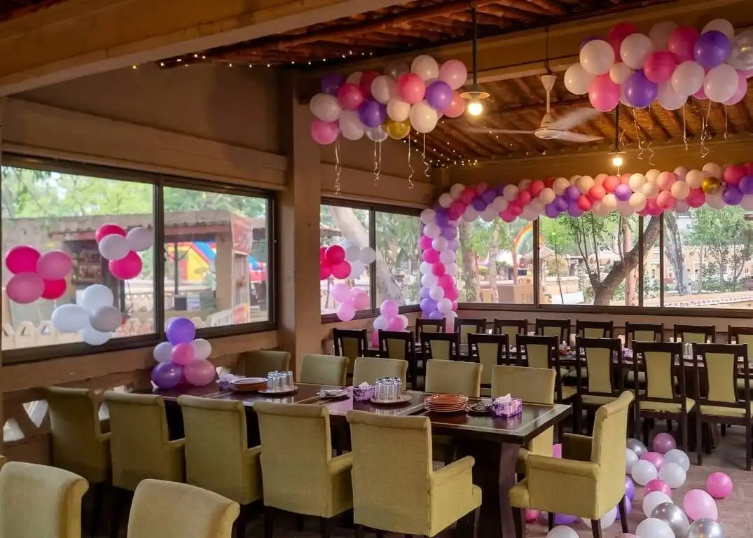 Evening event setup