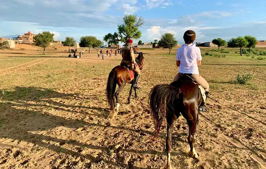 Bonding with horses